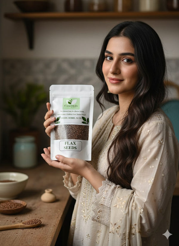 Premium-quality (Flax Seeds)